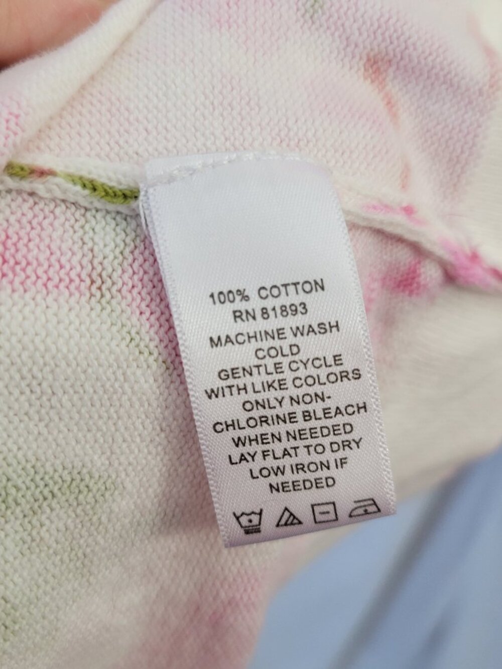 Isaac Mizrahi Sweater Cardigan Top 3X Floral Rose Gardencore Granny Chic Cottage - Picture 9 of 11